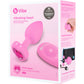 b-Vibe Vibrating Heart Silicone Rechargeable Anal Plug With Remote - Small / Medium