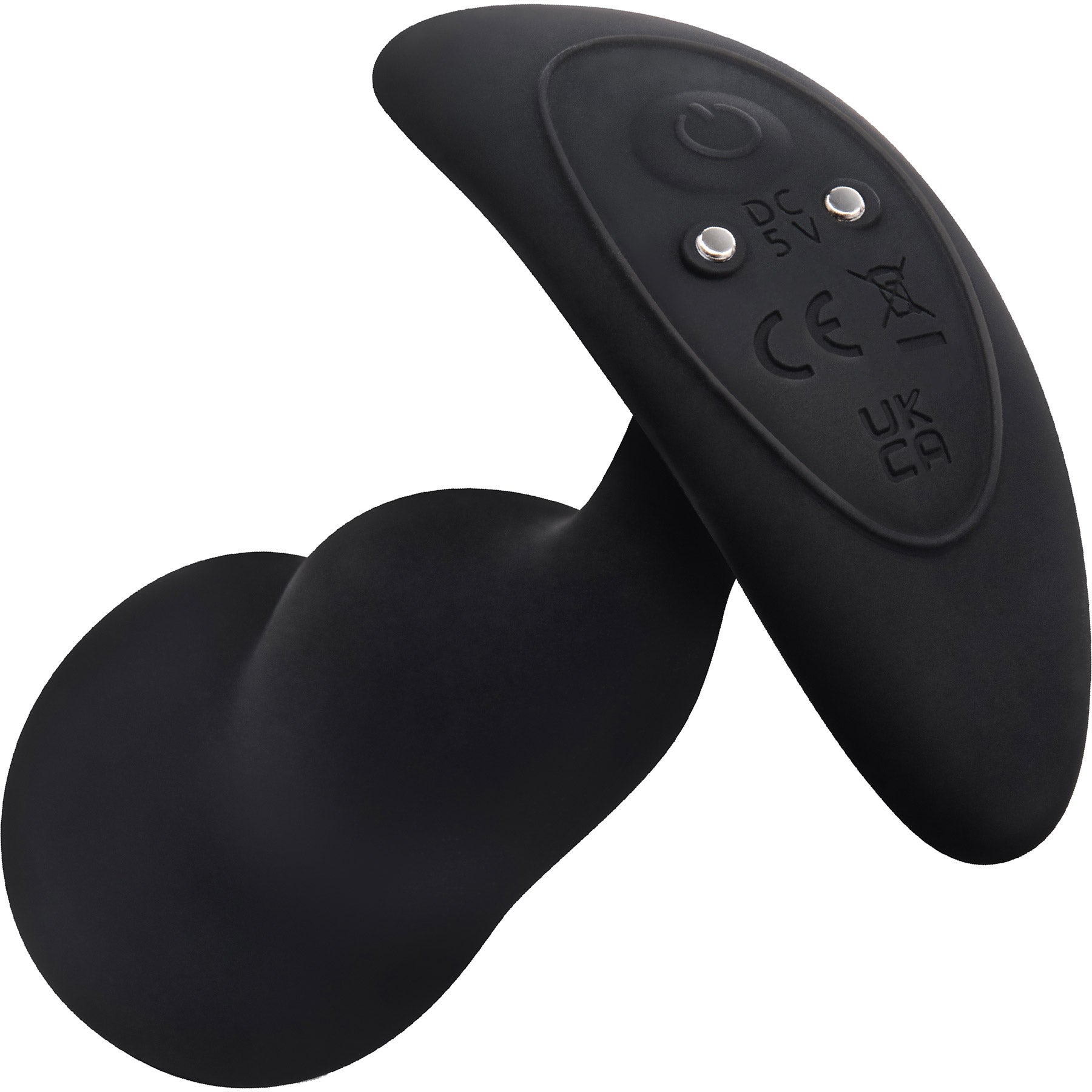 b-Vibe P-Spot Snug Plug Weighted & Vibrating Silicone Prostate Plug With Remote - 145g