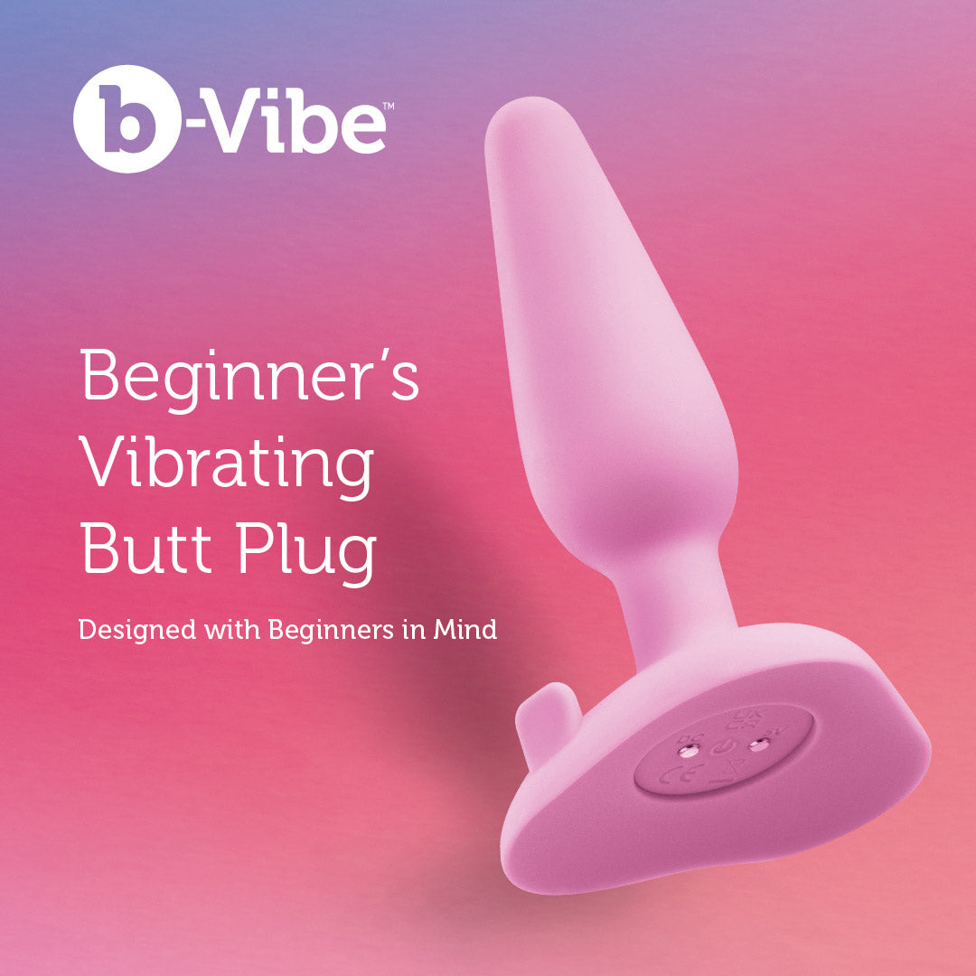 b-Vibe Beginner's Vibrating Rechargeable Silicone Butt Plug