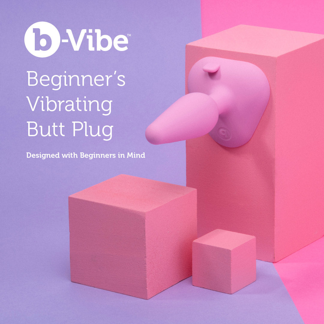 b-Vibe Beginner's Vibrating Rechargeable Silicone Butt Plug