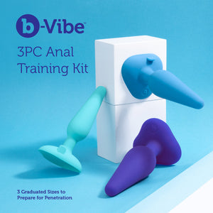 b-Vibe 3-Piece Silicone Anal Training Kit