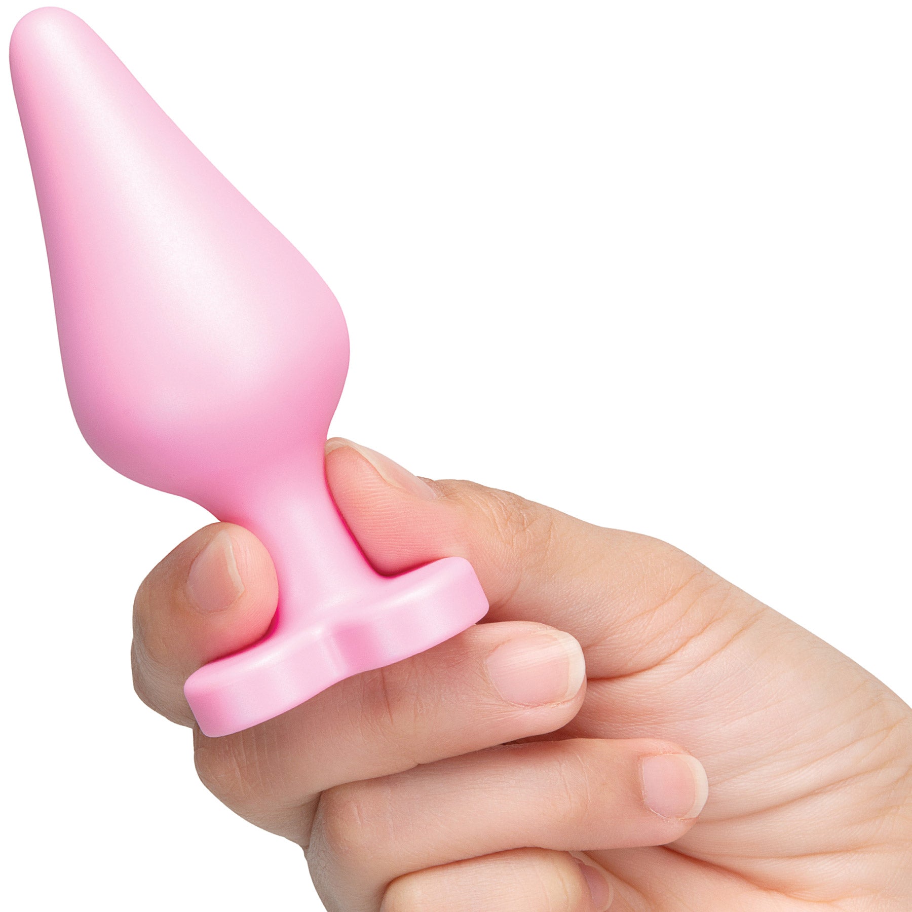 b-Vibe Butties b-Mine Heart Base Silicone Butt Plug