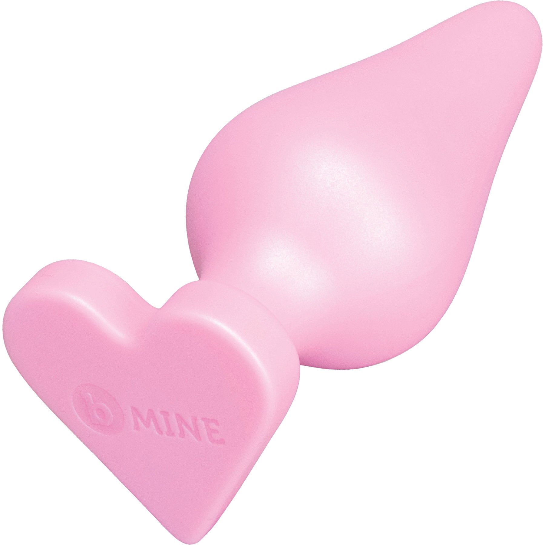 b-Vibe Butties b-Mine Heart Base Silicone Butt Plug