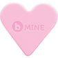 b-Vibe Butties b-Mine Heart Base Silicone Butt Plug