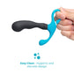 b-Vibe P-Spot Curl Hands-Free Curved Silicone Prostate Massager