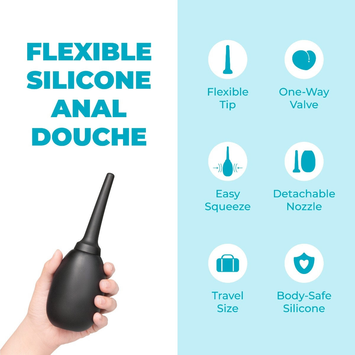 b-Vibe Flexible Silicone Anal Douche