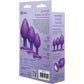 b-Vibe Jeweled Butties Bundle 3 Piece Silicone Anal Training Set