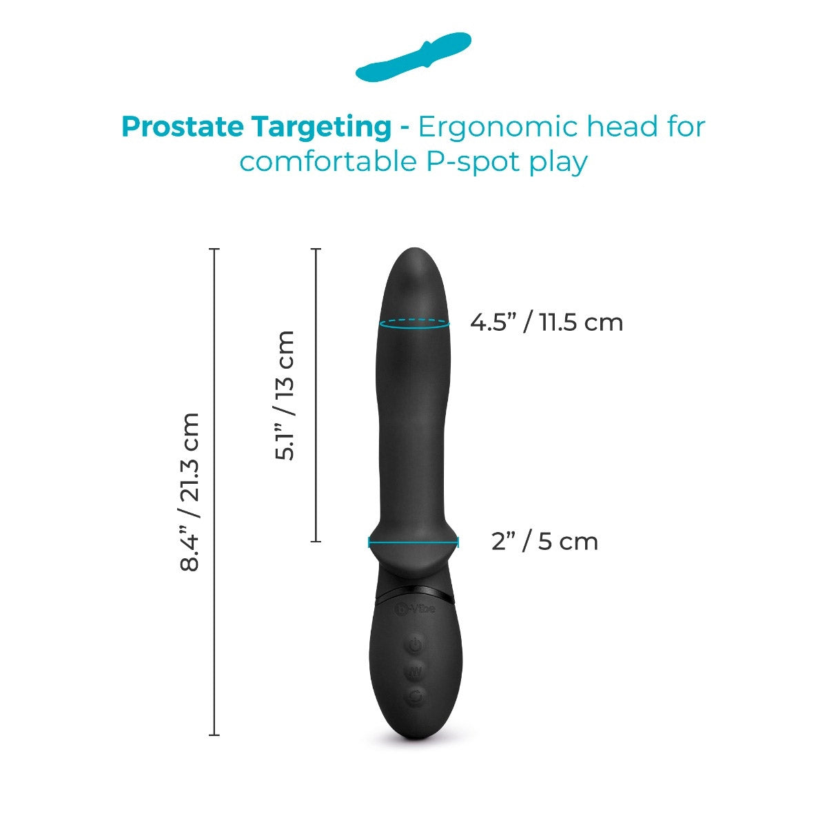 b-Vibe Rimming Rechargeable Silicone P-Spot Vibe b-Vibe Rimming Rechargeable Silicone P-Spot Vibe