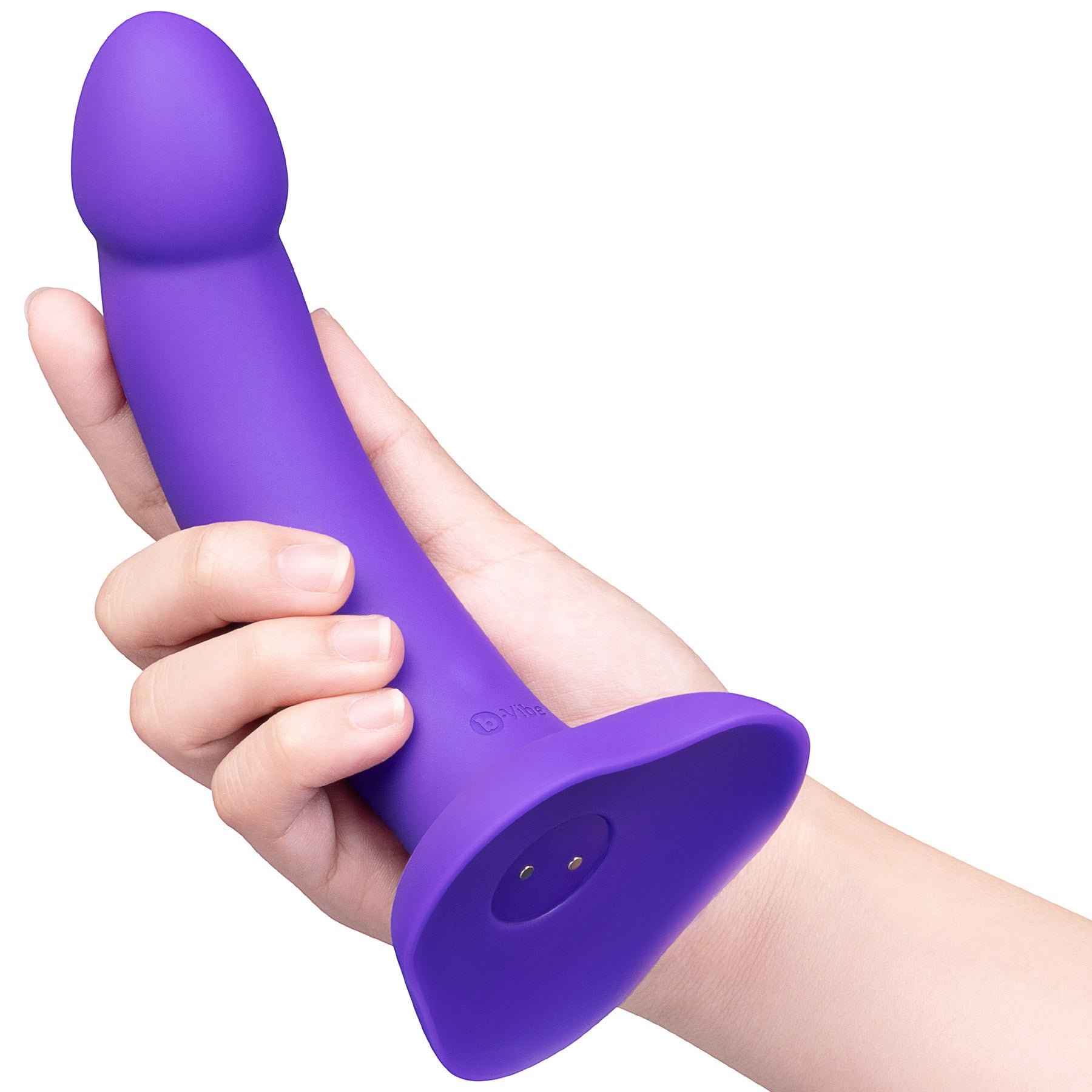 b-Vibe Vibrating Curved Silicone Dildo Strap-On Kit