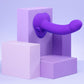 b-Vibe Vibrating Curved Silicone Dildo Strap-On Kit
