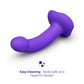 b-Vibe Vibrating Curved Silicone Dildo Strap-On Kit