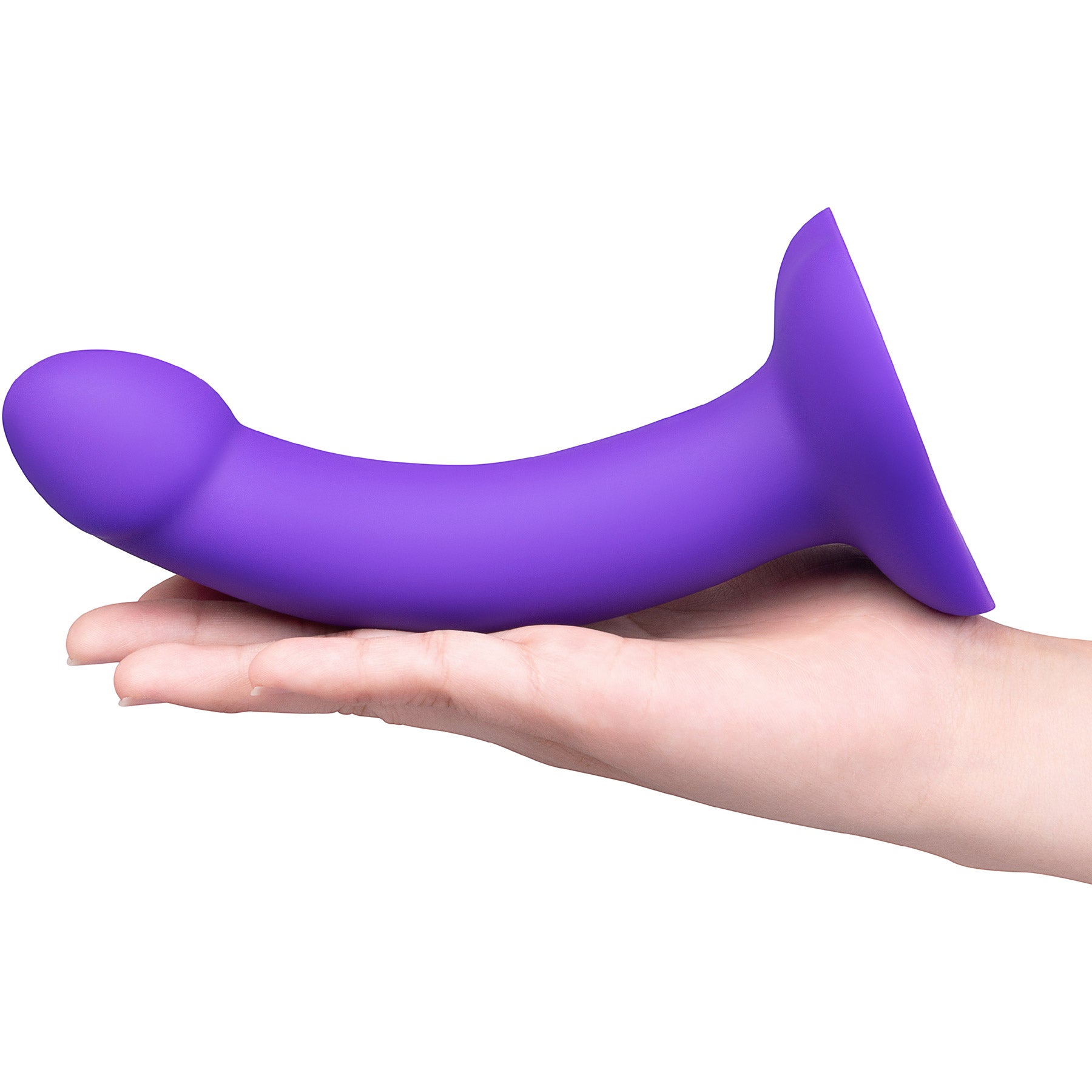 b-Vibe Vibrating Curved Silicone Dildo Strap-On Kit