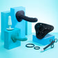 b-Vibe Strap-It-On 8 Piece Anal Training Kit With Harness