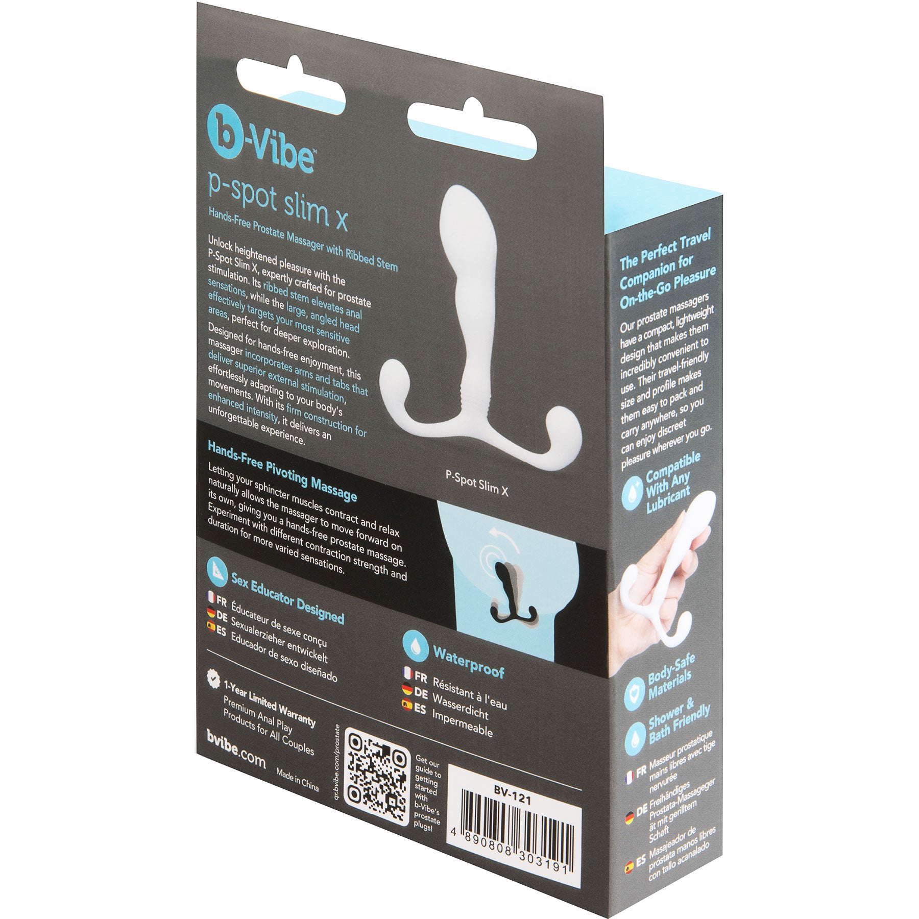 b-Vibe P-Spot Slim X Hands-Free Prostate Massager