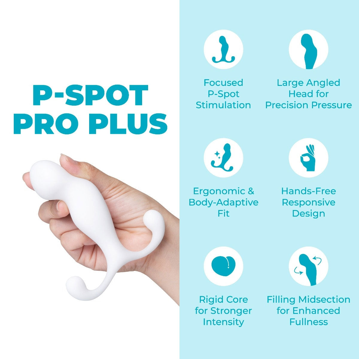 b-Vibe P-Spot Pro Plus Hands-Free Angled Prostate Massager