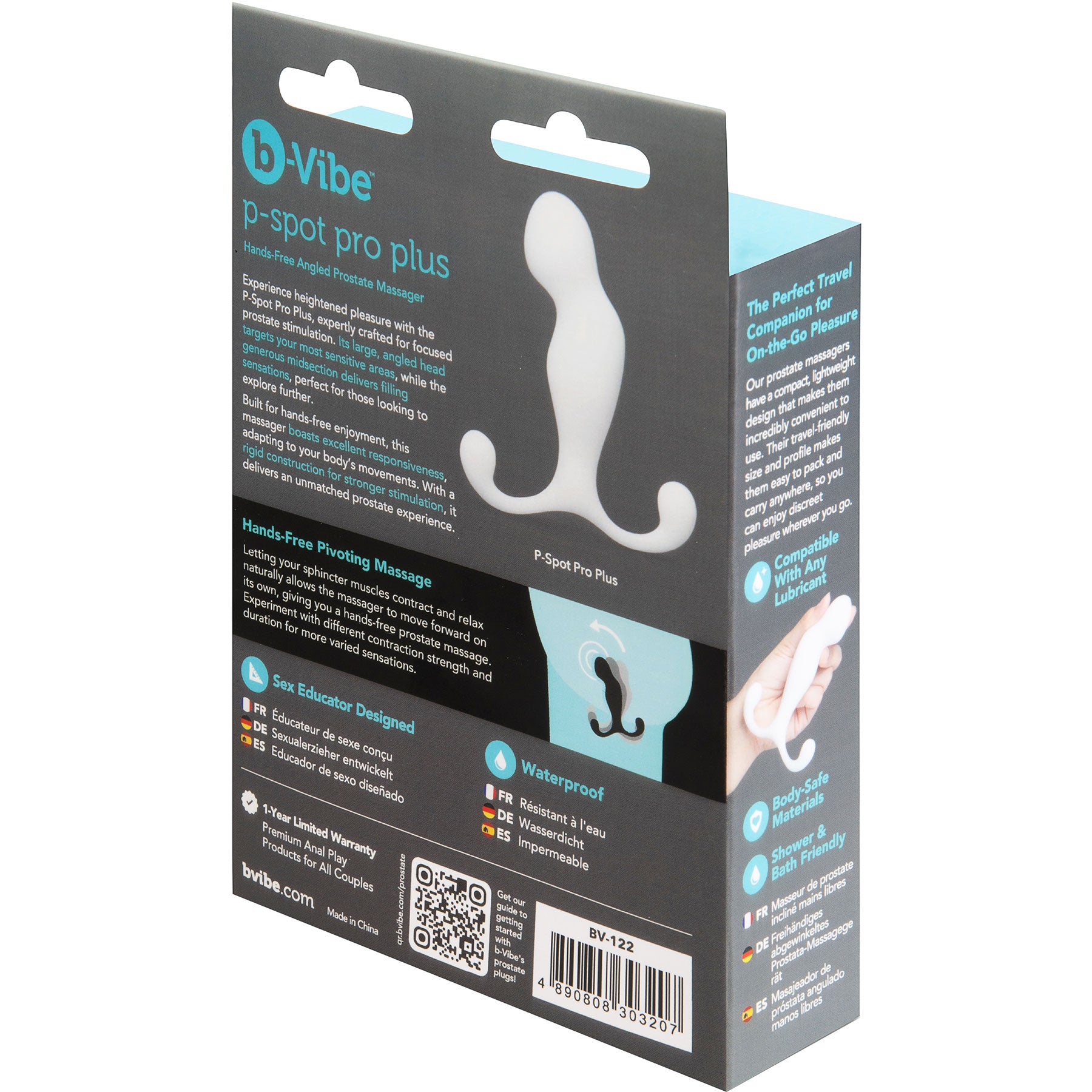 b-Vibe P-Spot Pro Plus Hands-Free Angled Prostate Massager