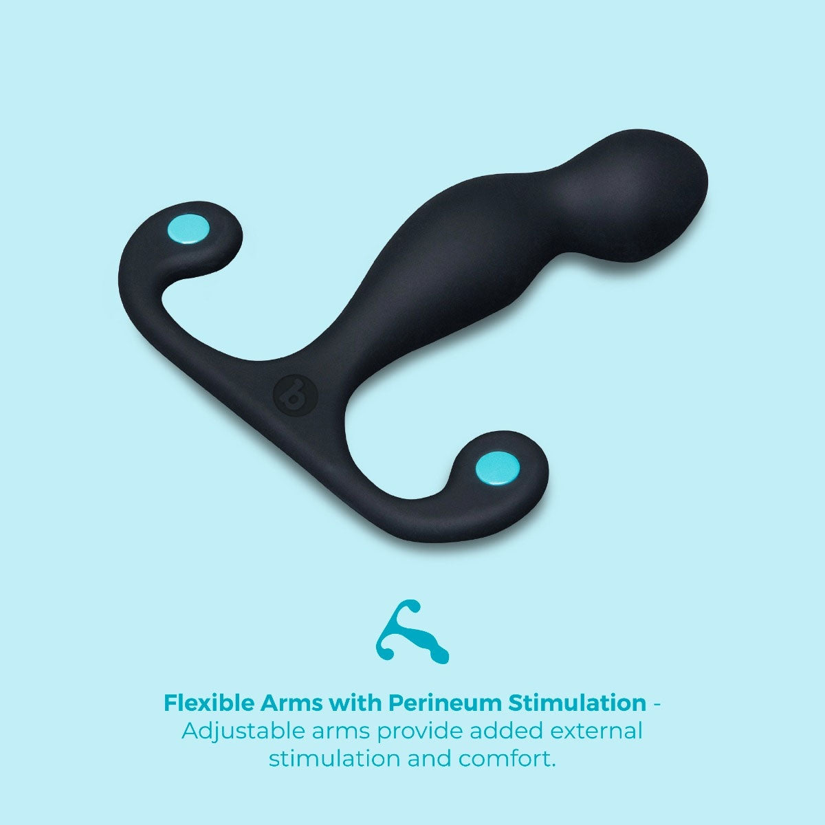 b-Vibe P-Spot Vortex Flex Hands-Free Angled Silicone Prostate Massager