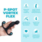 b-Vibe P-Spot Vortex Flex Hands-Free Angled Silicone Prostate Massager