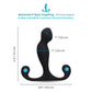 b-Vibe P-Spot Vortex Flex Hands-Free Angled Silicone Prostate Massager