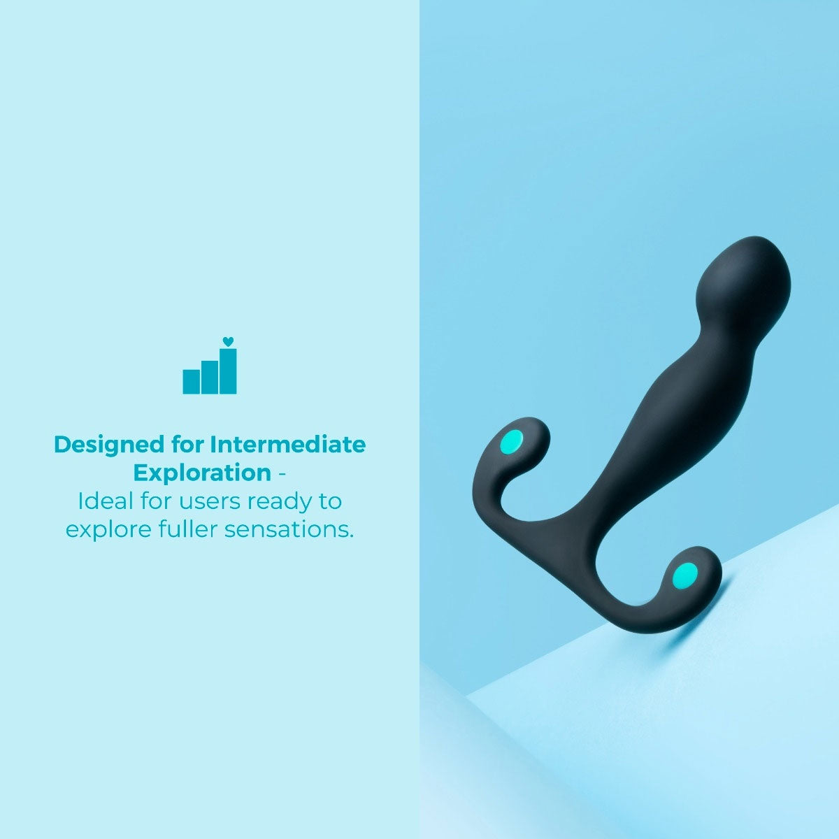 b-Vibe P-Spot Vortex Flex Hands-Free Angled Silicone Prostate Massager