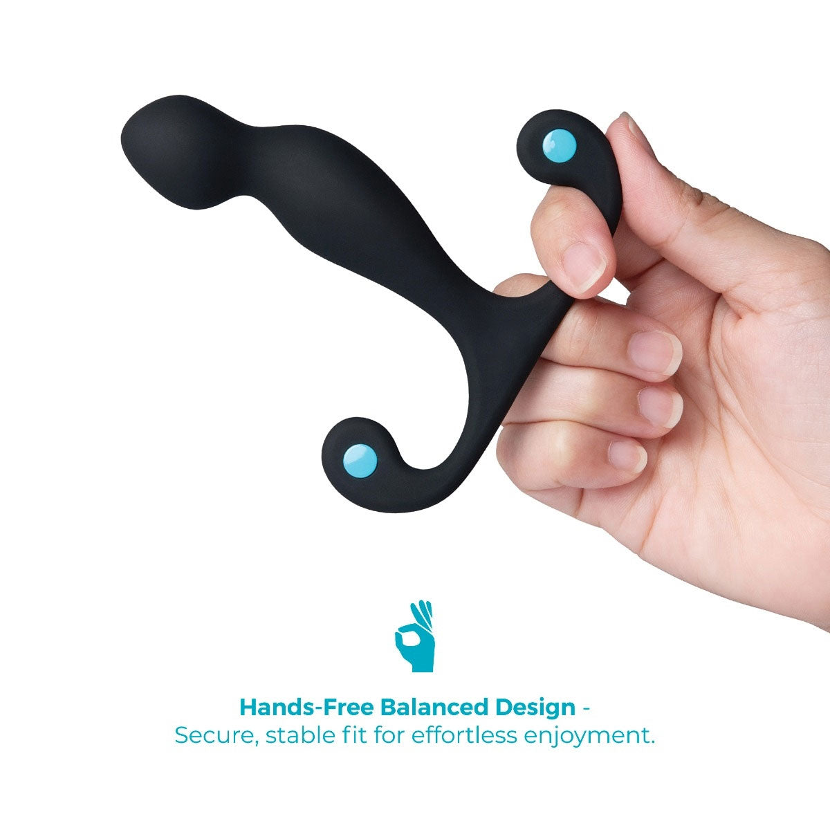 b-Vibe P-Spot Vortex Flex Hands-Free Angled Silicone Prostate Massager