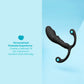 b-Vibe P-Spot Apex Bend Hands-Free Ridged Silicone Prostate Massager