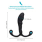 b-Vibe P-Spot Apex Bend Hands-Free Ridged Silicone Prostate Massager