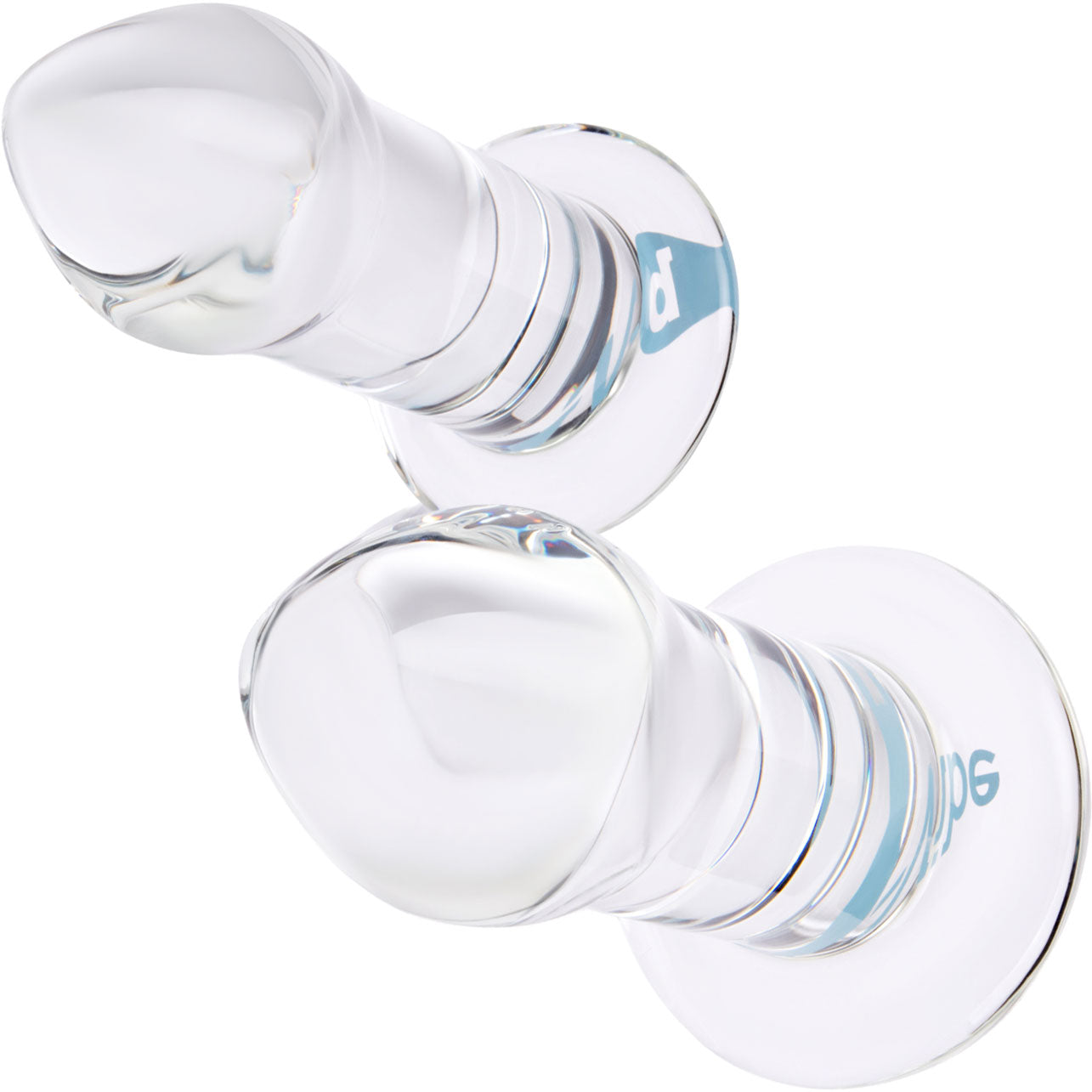 b-Vibe Intermediate Glass Anal Dilators 2 Piece Set