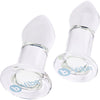 b-Vibe Intermediate Glass Anal Dilators 2 Piece Set
