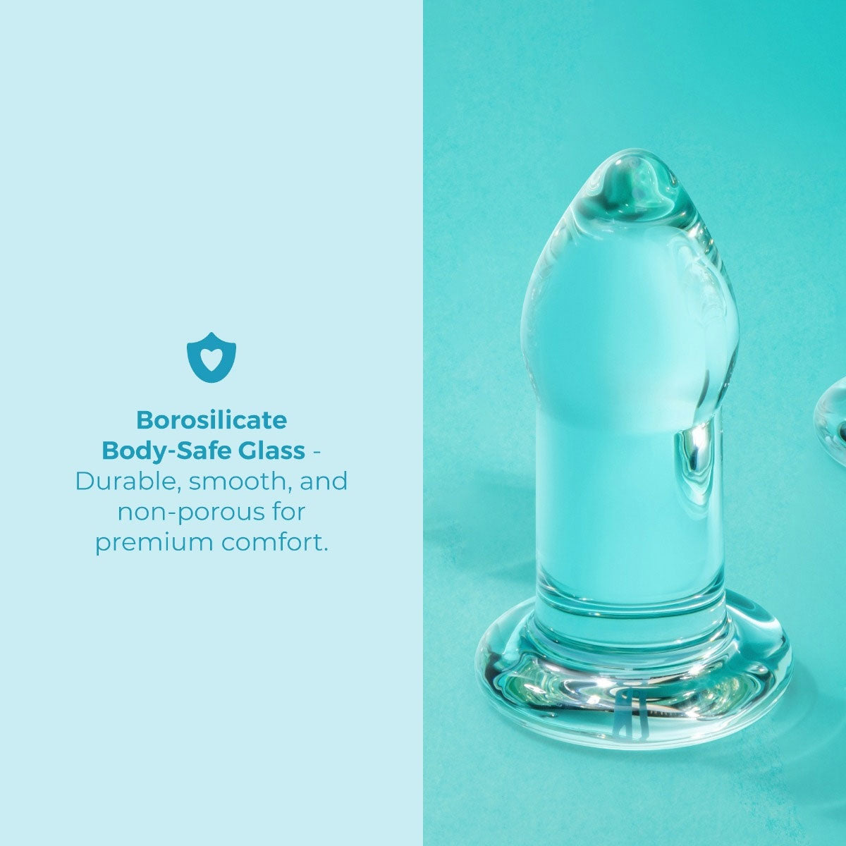 b-Vibe Advanced 7.5 Inch Glass Anal Dilator