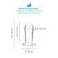b-Vibe Advanced 7.5 Inch Glass Anal Dilator