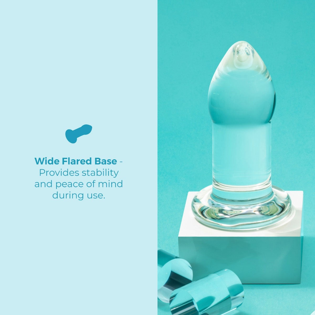b-Vibe Advanced 7.5 Inch Glass Anal Dilator