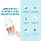 b-Vibe Advanced 8 Inch Glass Anal Dilator