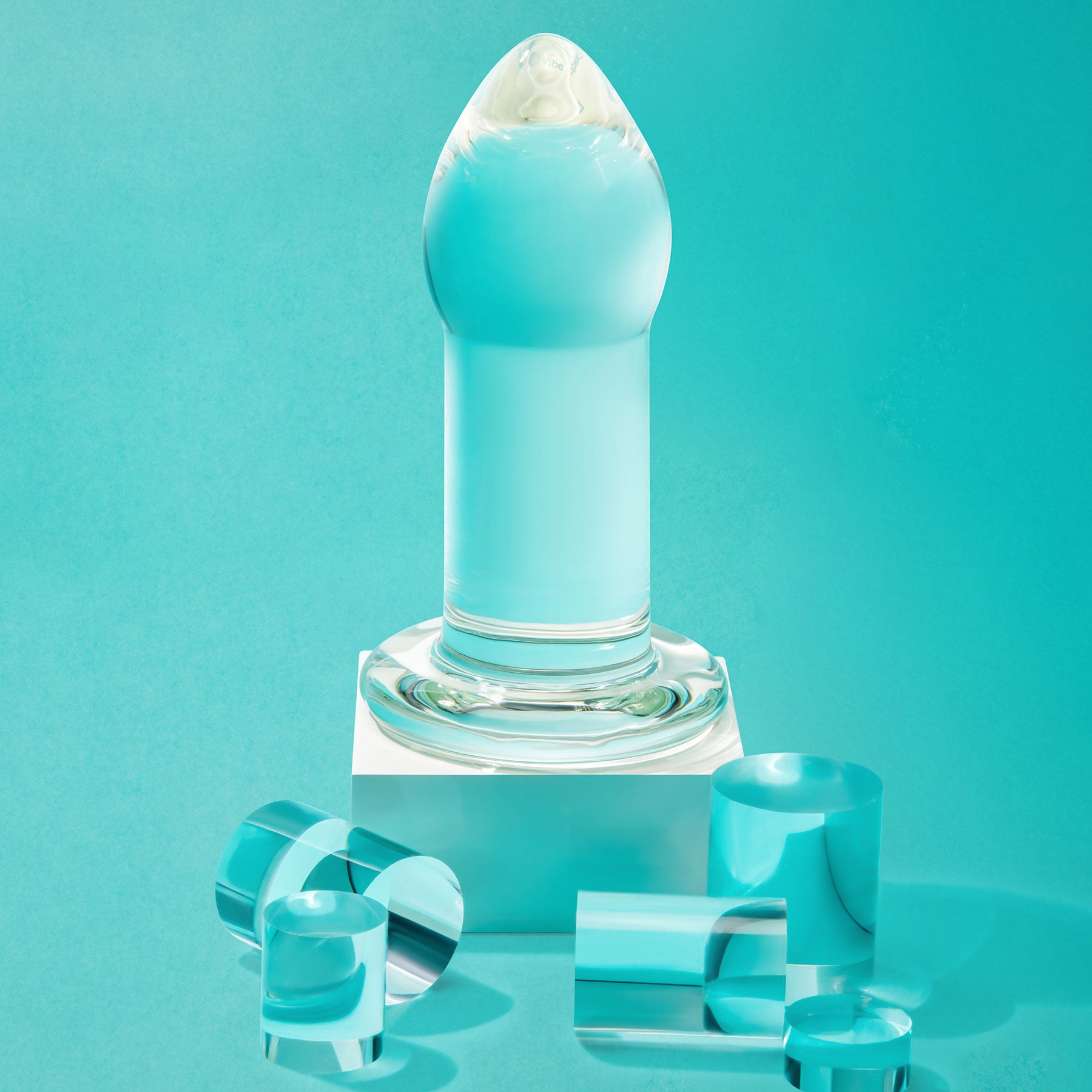 b-Vibe Advanced 8 Inch Glass Anal Dilator