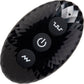 B-Vibe 3.5" Light-Up Vibrating & Rotating Silicone Butt Plug With Remote