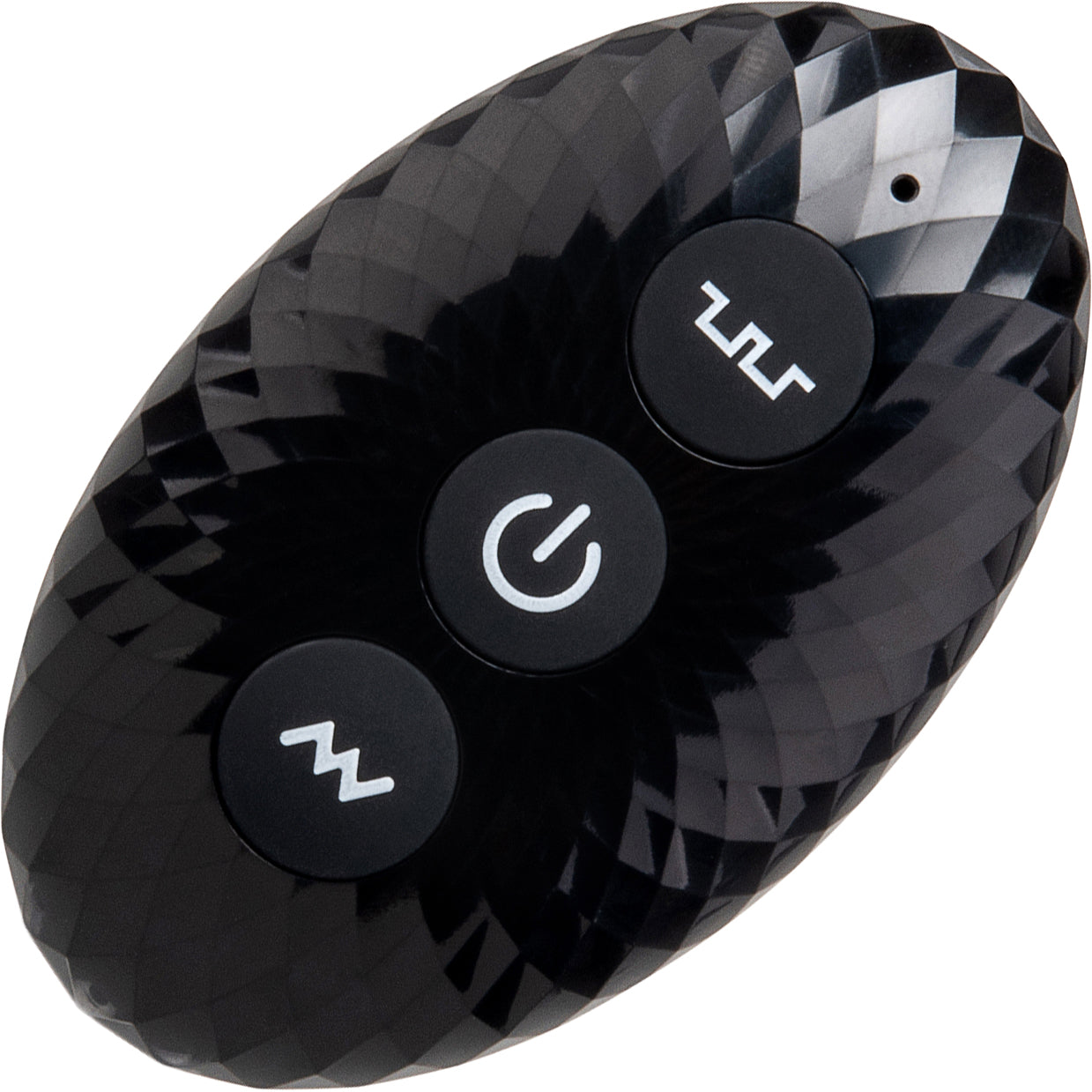 B-Vibe 3.5" Light-Up Vibrating & Rotating Silicone Butt Plug With Remote