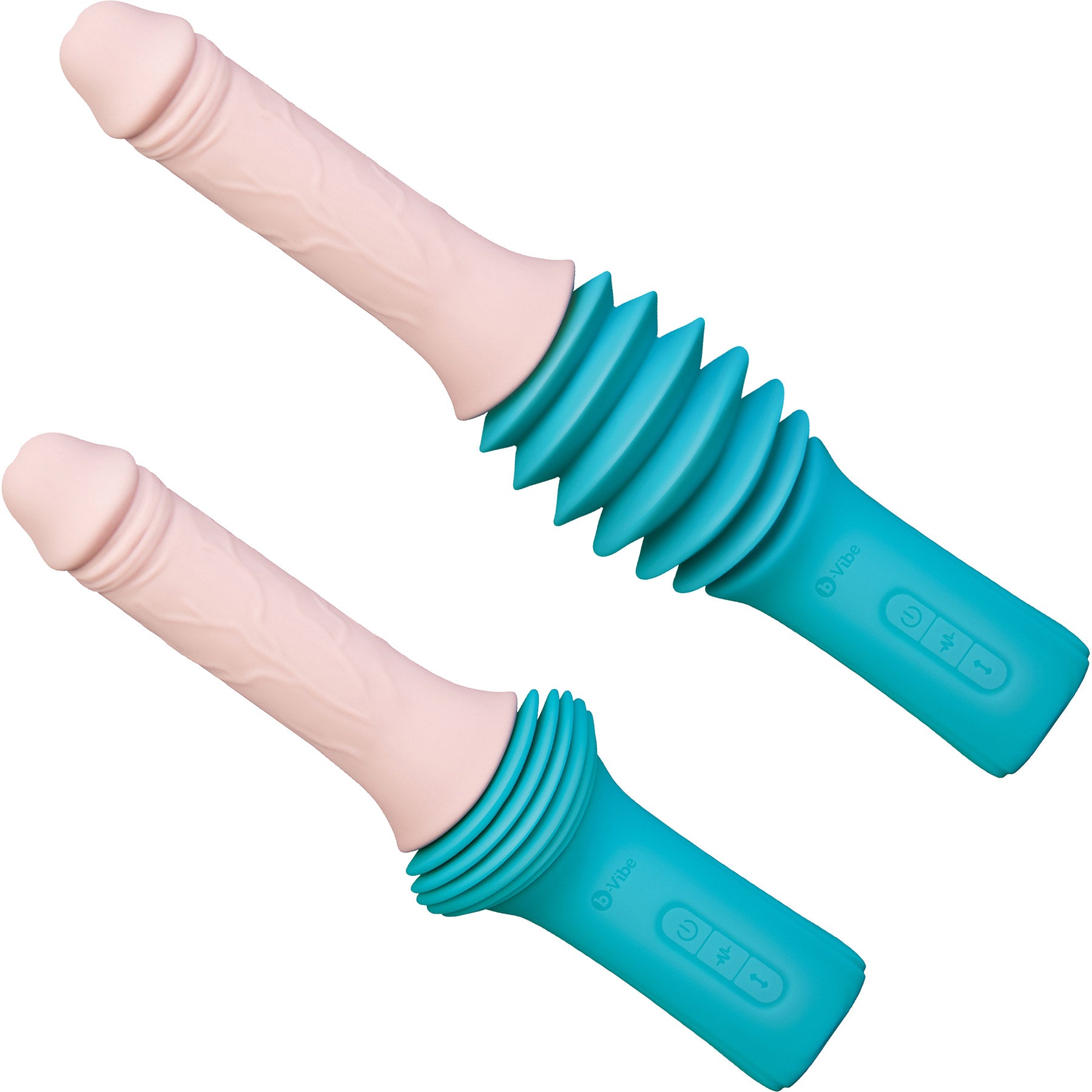 b-Vibe Realistic Rechargeable Silicone Thrusting Dildo Machine