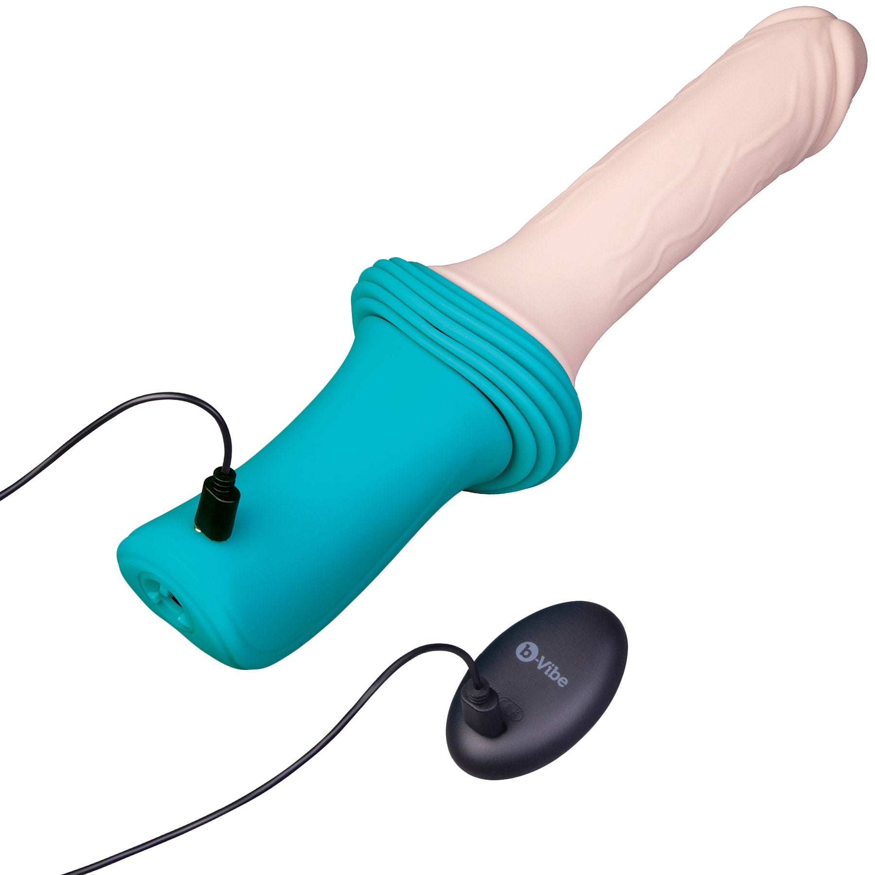 b-Vibe Realistic Rechargeable Silicone Thrusting Dildo Machine