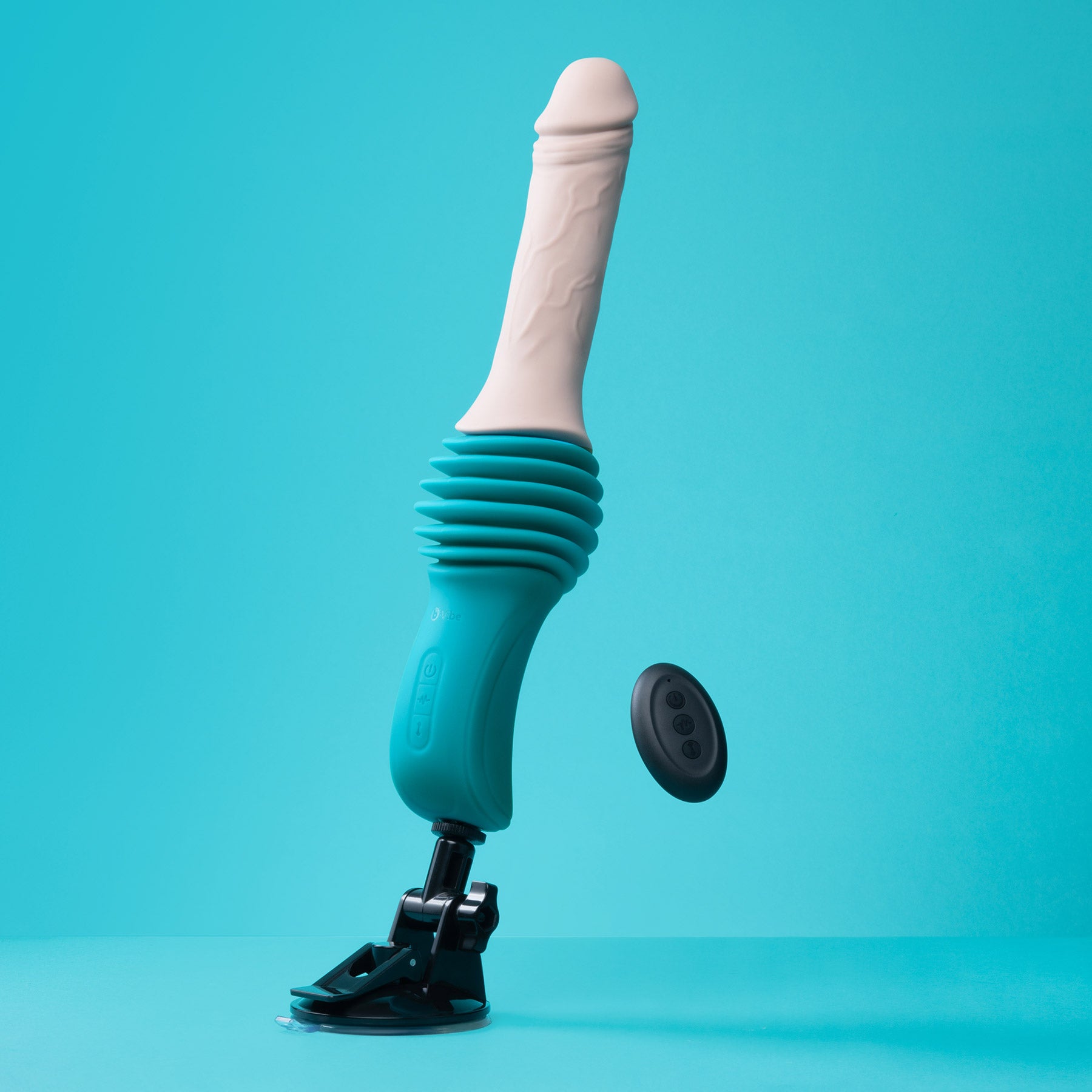 b-Vibe Realistic Rechargeable Silicone Thrusting Dildo Machine