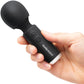 4.5" Power Wand Rechargeable Silicone Wand Style Massager By Bodywand - Black