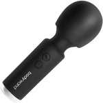 4.5" Power Wand Rechargeable Silicone Wand Style Massager By Bodywand - Black