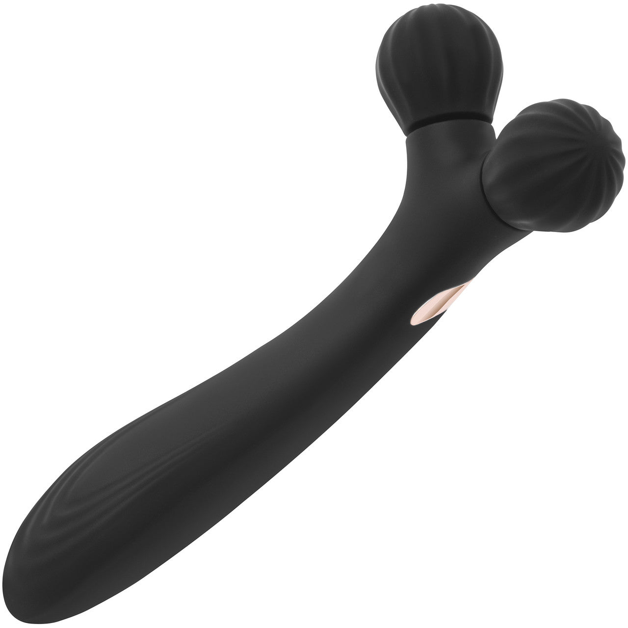 i.D. Roller Rechargeable Silicone Body Massager & G-Spot Vibrator By Bodywand - Black