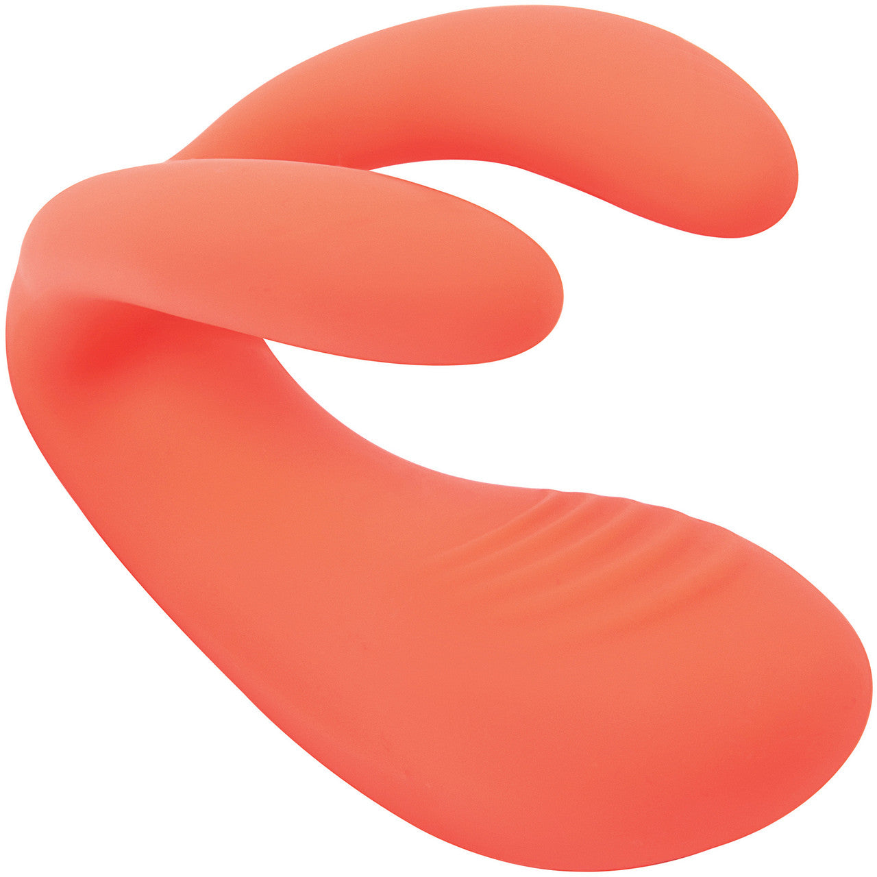 i.D. Bridge Rechargeable Silicone Dual Stimulation Vibrator With Rabbit Ears & Remote By Bodywand - Orange