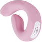 i.D. Swirl Rechargeable Waterproof Silicone Dual Stimulation Vibrator By Bodywand - Pink