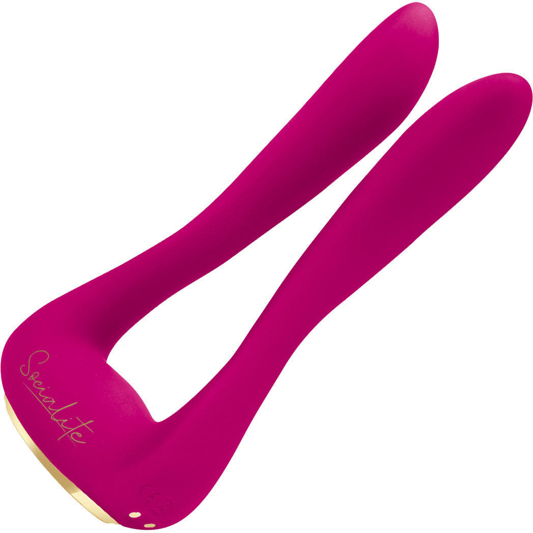 Socialite MARQUIS DP Vario Vibe Rechargeable Waterproof Silicone Double Vibrator By Bodywand - Pink