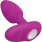 Socialite SWAG Rechargeable Silicone Vibrating Jeweled Base Butt Plug By Bodywand - Purple