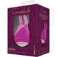 Socialite EDEN Rechargeable Silicone Jeweled Base Rabbit Ears Vibrator By Bodywand - Purple