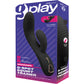 G-Play Ergonomic Squirt Trainer Rechargeable Silicone Dual Stimulation Vibrator By Bodywand - Black