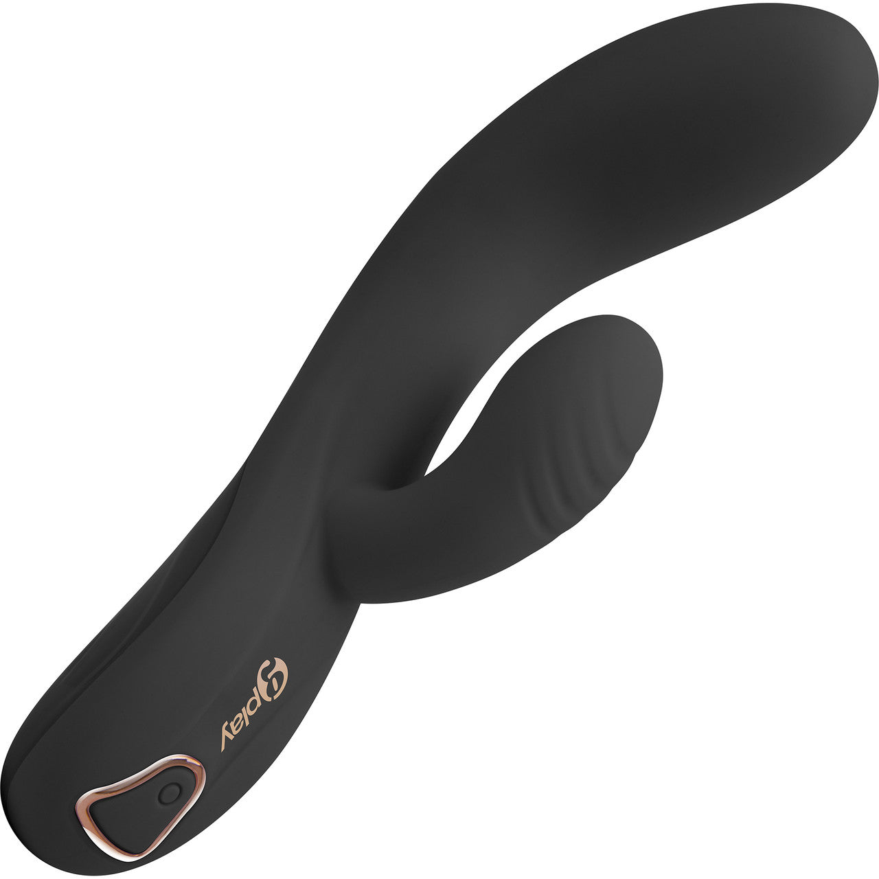 G-Play Ergonomic Squirt Trainer Rechargeable Silicone Dual Stimulation Vibrator By Bodywand - Black