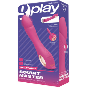 Bodywand G-Play Inflatable Squirt Master Silicone G-Spot Vibrator